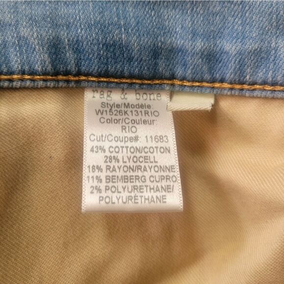 Rag & Bone Capri Jeans in Rio Size 29 - Picture 6 of 7